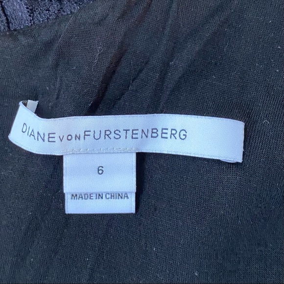 Diane Von Furstenberg Colleen Black Lace Dress - Picture 6 of 10